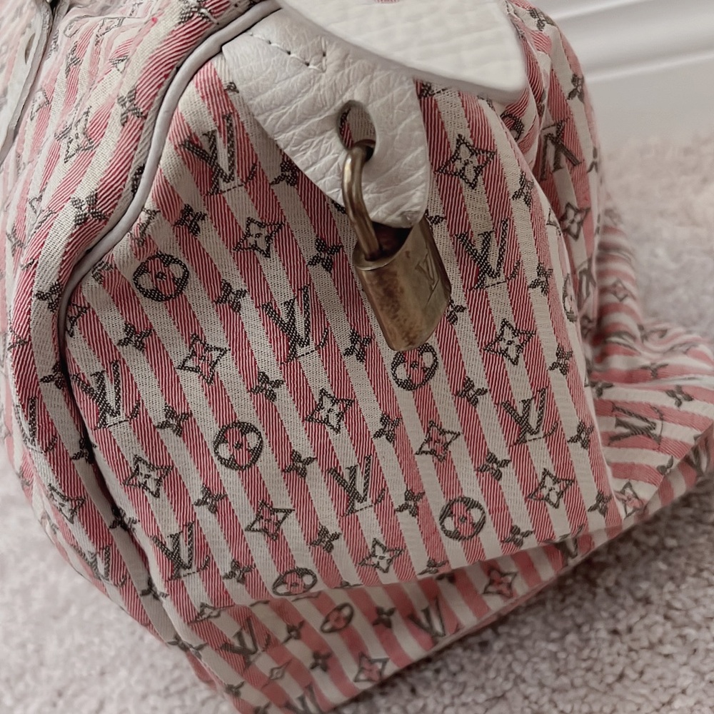 Louis Vuitton Monogram Mini Lin Speedy 30 - Picture 3 of 15